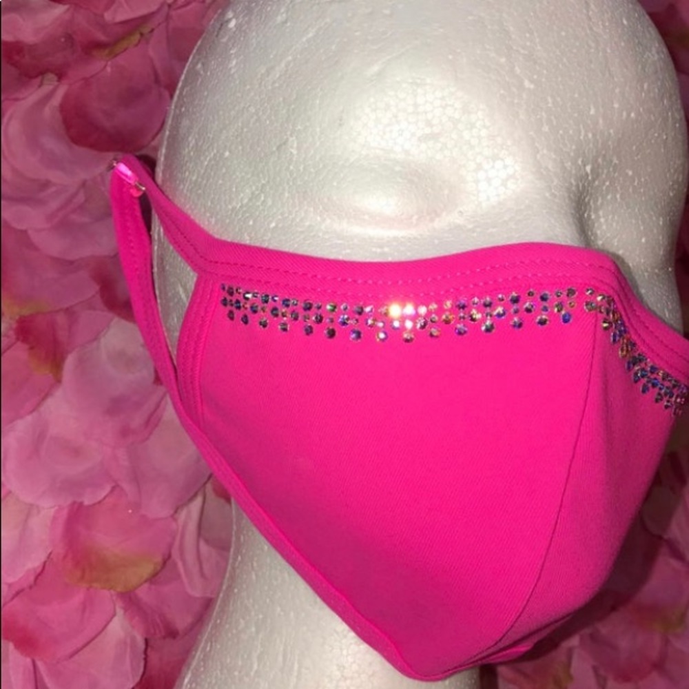 Handmade Rhinestone Face masks - Picture 9 of 16
